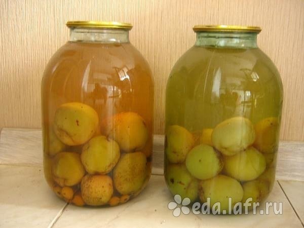 Компот грушевый с лимонным соком на зиму