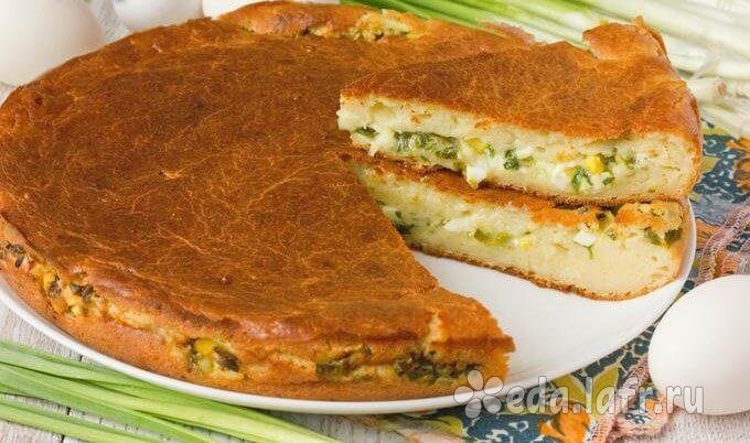 Быстрый заливной пирог