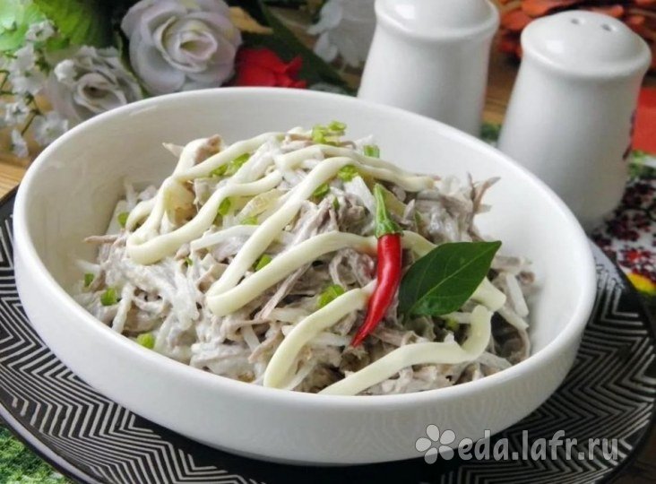 Салат Сердечный с кольраби