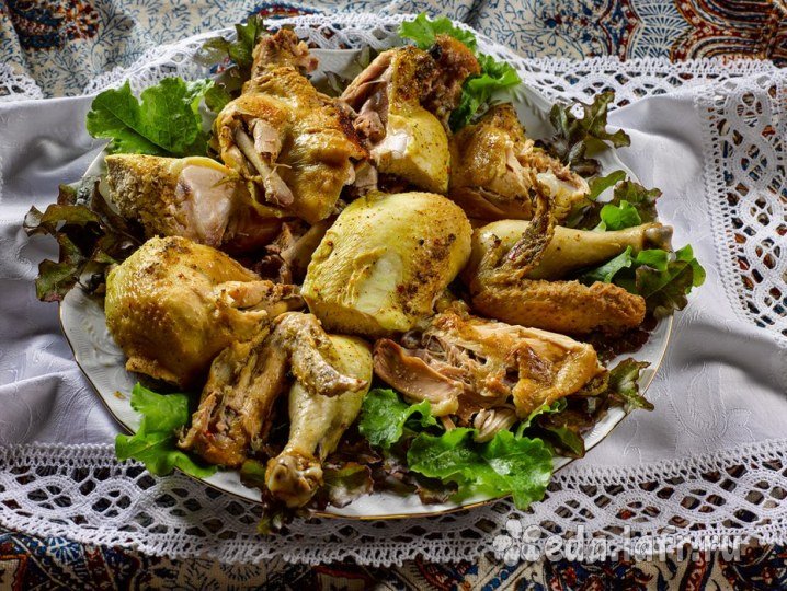 Курица в луковом соке