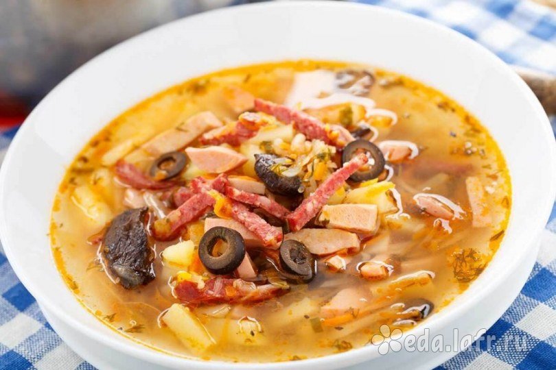 Солянка куриная
