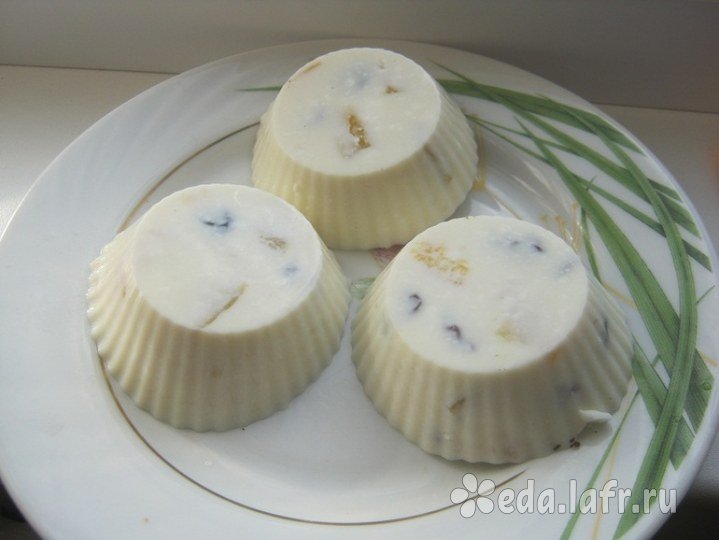 Ленивый кекс с персиками