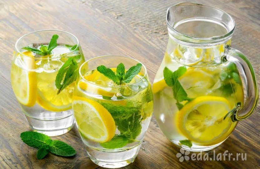 Домашний лимонад с мятой